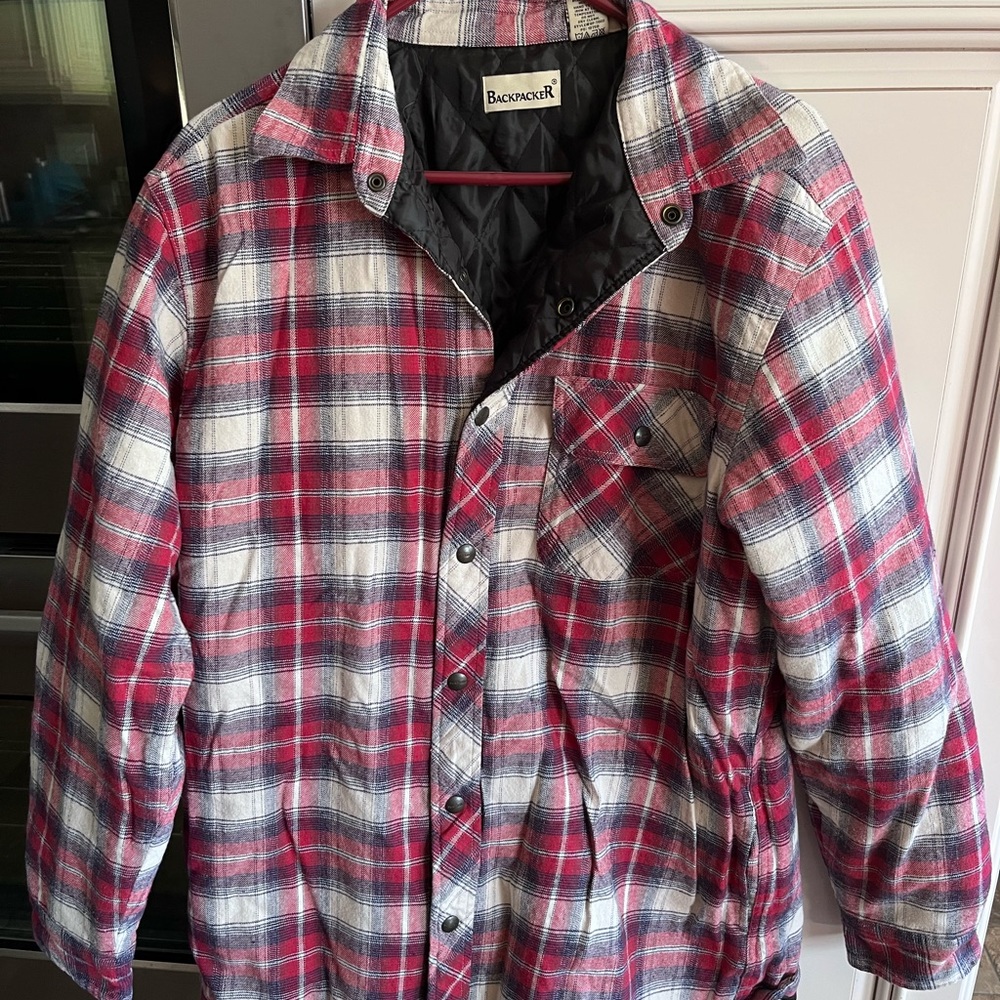 Insulated flannel jacket